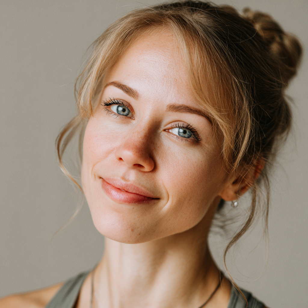 Interior studio yoga calm și luminos